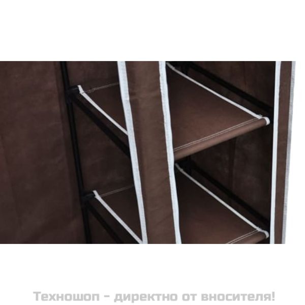 Текстилни гардероби, 2 бр, кафяви
