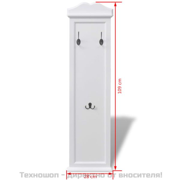 Закачалки, 2 бр, бели