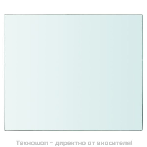 Рафтове, 2 бр, панели прозрачно стъкло, 30x20 см