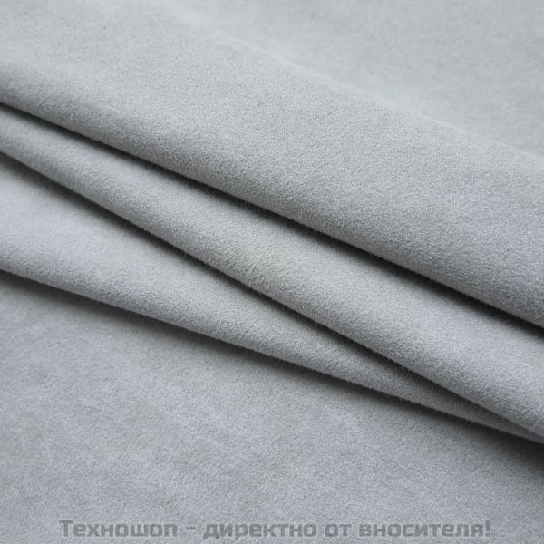 Затъмняващи завеси с куки, 2 бр, сиви, 140x225 см