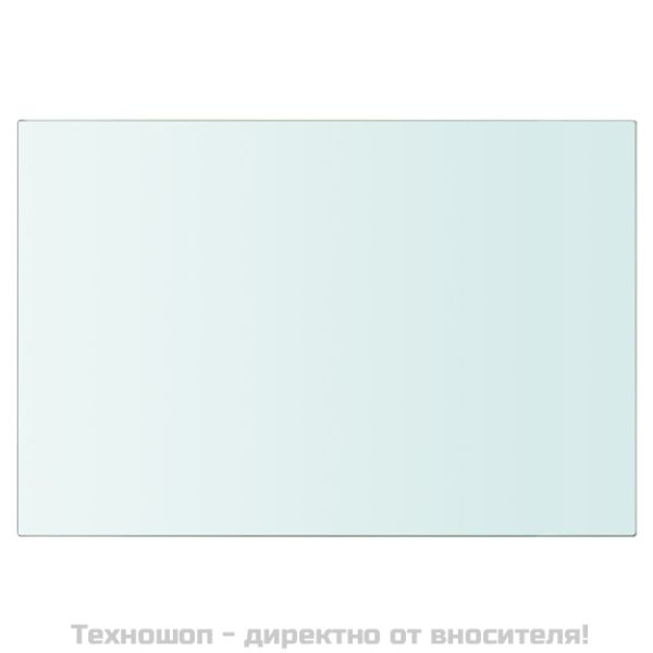 Плоча за рафт, прозрачно стъкло, 30 x 20 см
