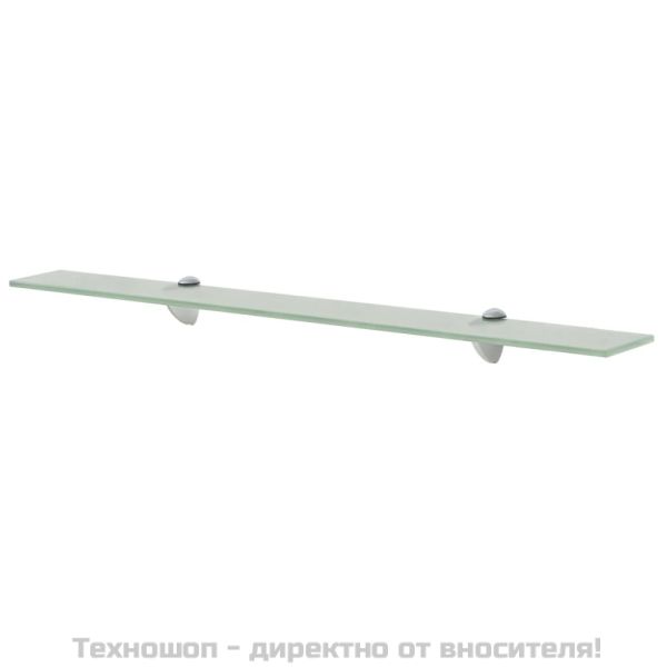 Подвижни рафтове, 2 бр, стъкло, 80x20 см, 8 мм