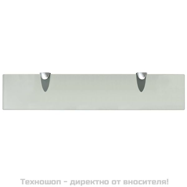 Подвижни рафтове, 2 бр, стъкло, 50x10 см, 8 мм