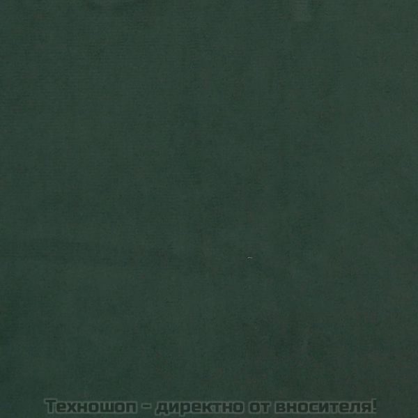 Рамка за легло с пружини, тъмнозелена, 90x190 см, кадифе