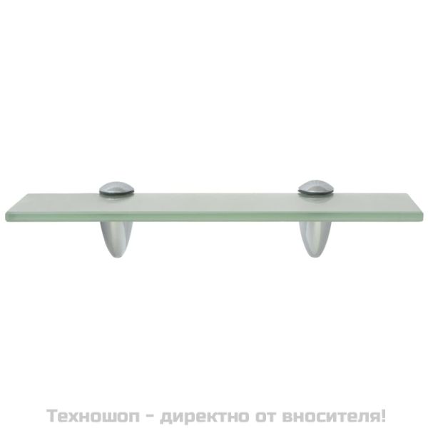 Подвижни рафтове, 2 бр, стъкло, 30x10 см, 8 мм