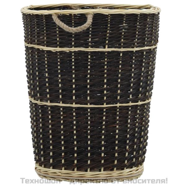 Раница за дърва за огрев с презрамки, 57x51x69 см, върба