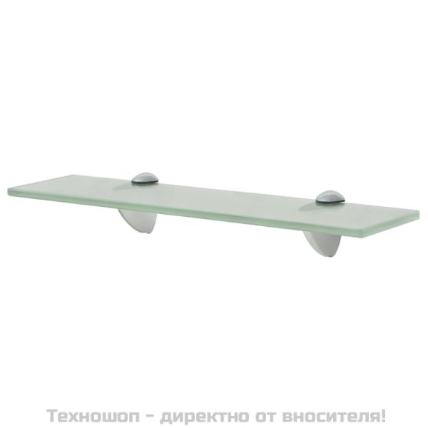 Подвижни рафтове, 2 бр, стъкло, 40x10 см, 8 мм