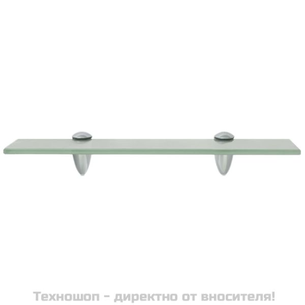 Подвижни рафтове, 2 бр, стъкло, 40x10 см, 8 мм