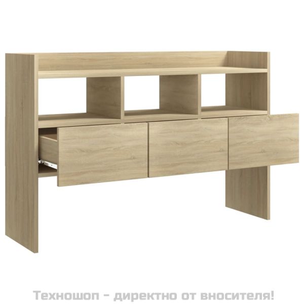 Бюфет, дъб сонома, 105x30x70 см, инженерно дърво