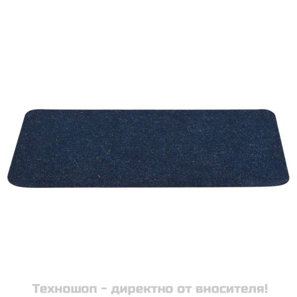 Самозалепващи стелки за стълби, 15 бр, 65x24,5x3,5 см, сини