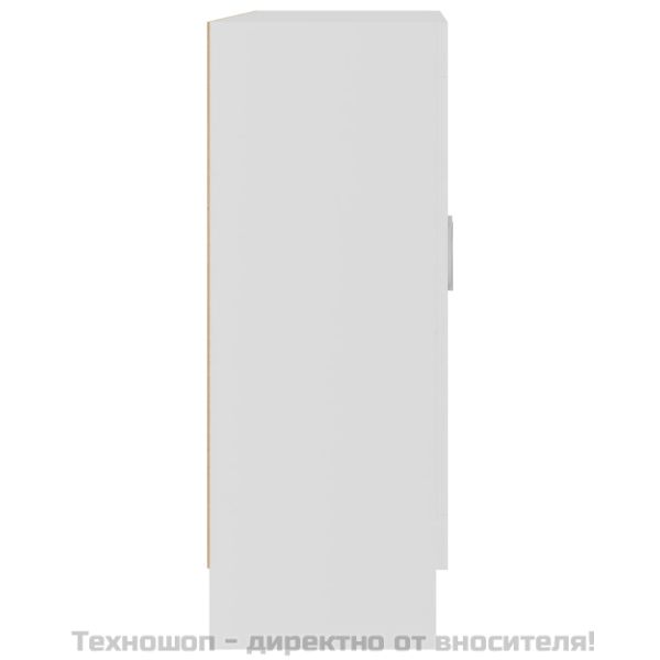 Библиотека, бяла, 82,5x30,5x80 см, инженерно дърво