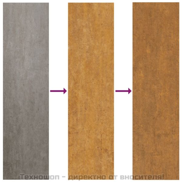 Градинска порта 100x125 см, кортенова стомана