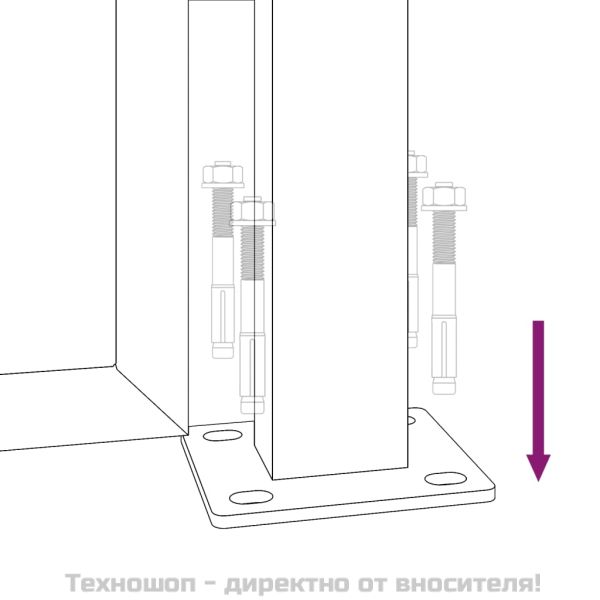 Градинска порта 100x125 см, кортенова стомана