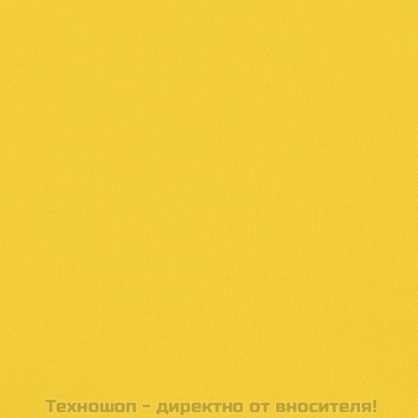 Ремарке за колело, жълто, Оксфорд плат и желязо