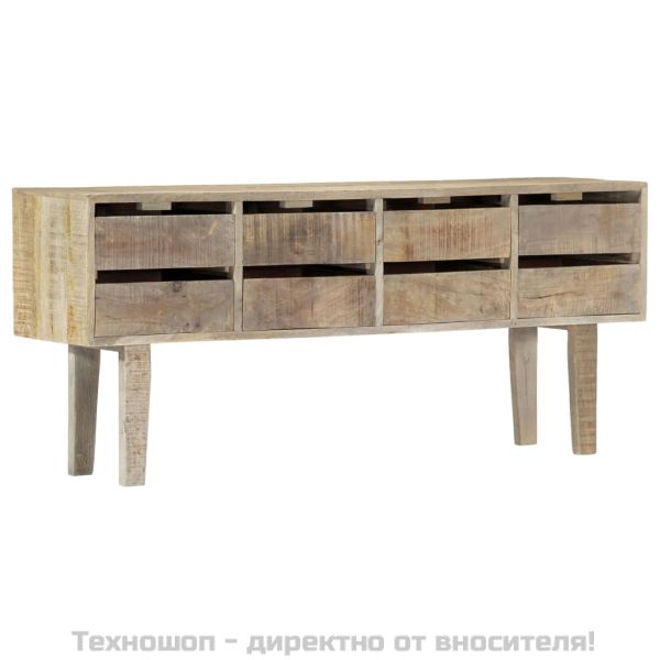 Сайдборд, 140x30x60 см, мангово дърво масив
