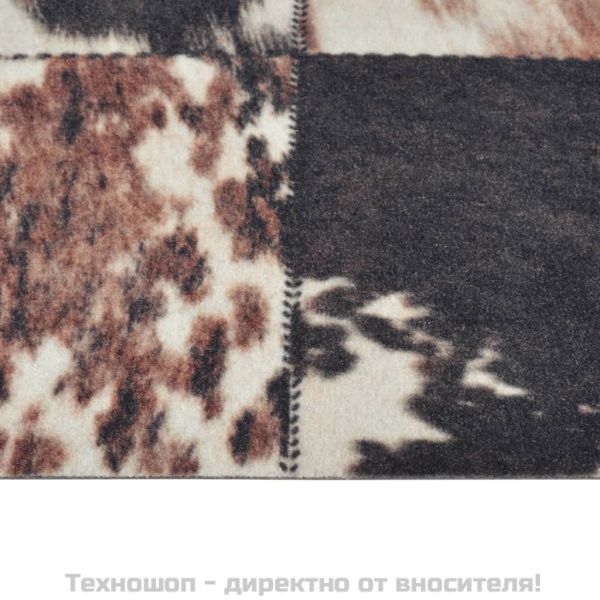 Кухненско килимче, миещо, животинска кожа, 45x150 см, кадифе