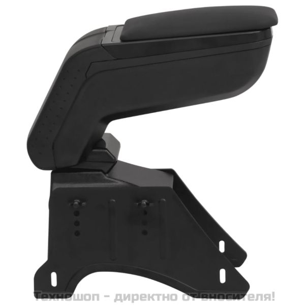 Подлакътник за кола универсален черен 14x30x(32-48,5) см ABS