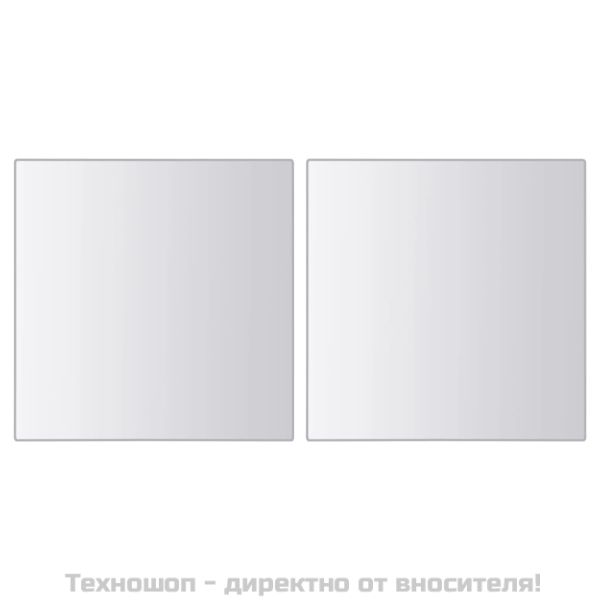 Огледални плочки, 48 бр, квадратно стъкло