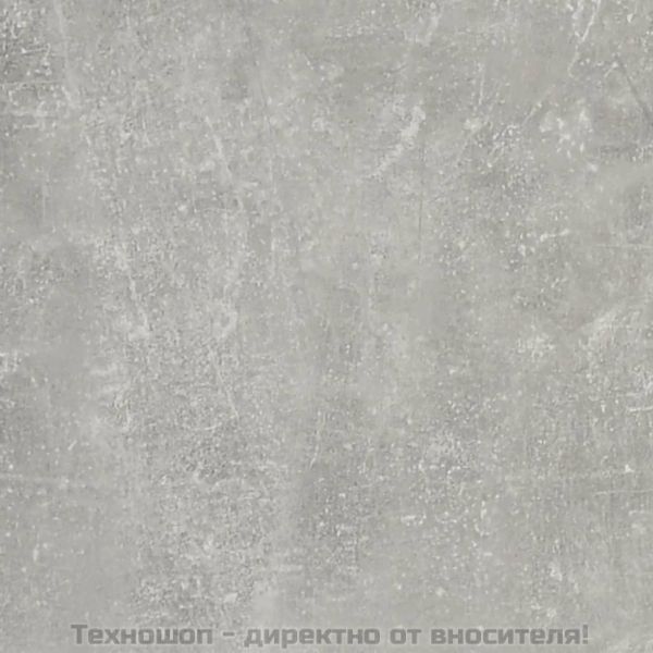 Комплект ТВ шкафове от 6 части, бетонно сив, инженерно дърво