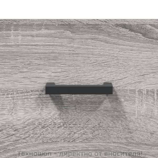 Висок шкаф, сив сонома, 69,5x31x115 см, инженерно дърво