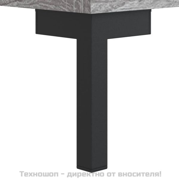 Висок шкаф, сив сонома, 69,5x31x115 см, инженерно дърво
