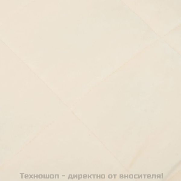 Утежнено одеяло светлокремаво 138x200 см 10 кг плат