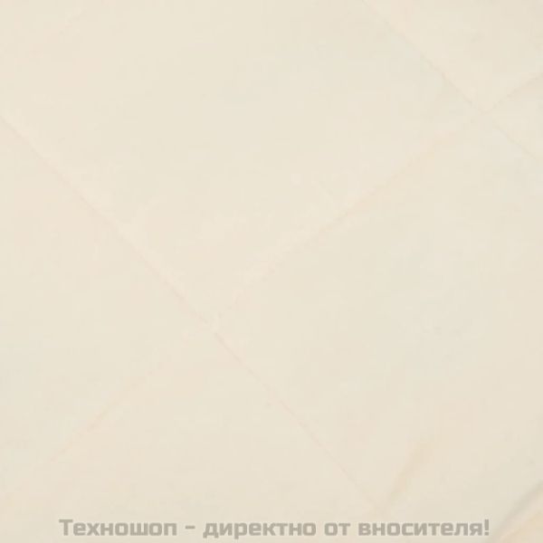 Утежнено одеяло светлокремаво 120x180 см 5 кг плат