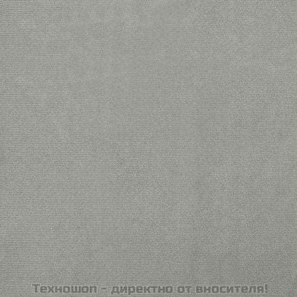 Кучешко легло светлосиво 70x40x24 см кадифе