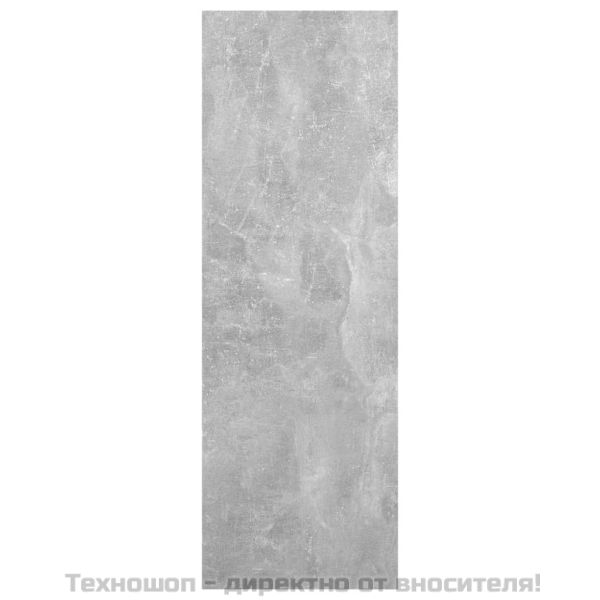 ТВ шкаф, бетонно сиво, 30,5x30x90 см, инженерно дърво
