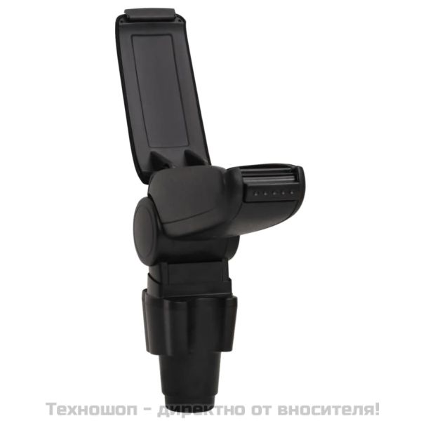 Подлакътник за кола черен 12x33x(34-50) см ABS