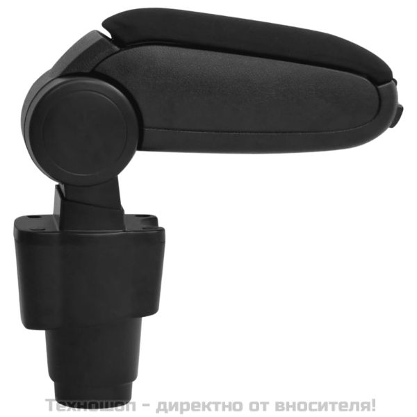 Подлакътник за кола черен 12x33x(34-50) см ABS