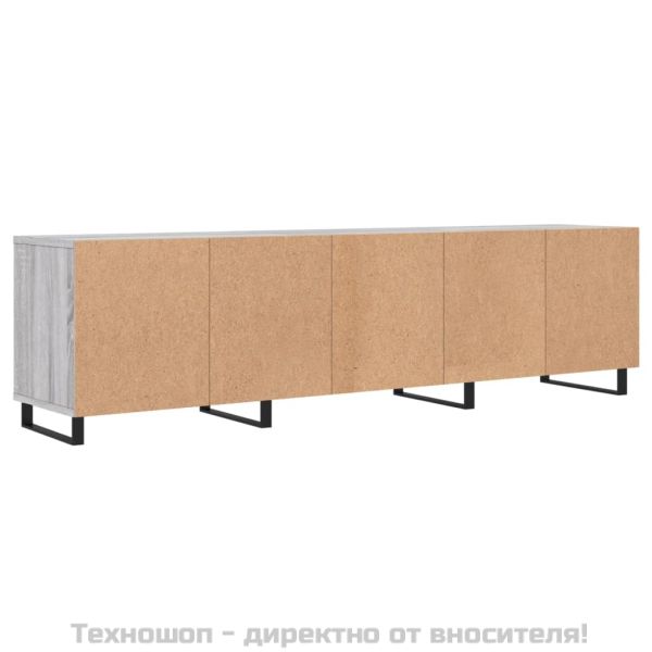 ТB шкаф, сив сонома, 150x30x44,5 см, инженерно дърво