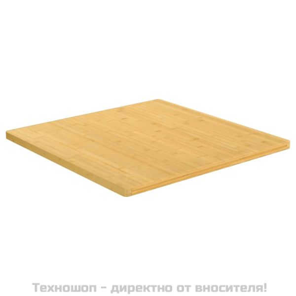 Плот за маса 90x90x2,5 см бамбук