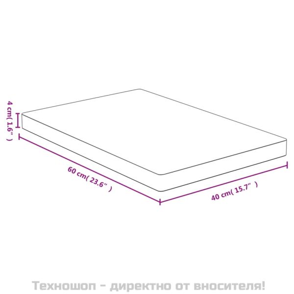 Плот за маса 40x60x4 см бамбук