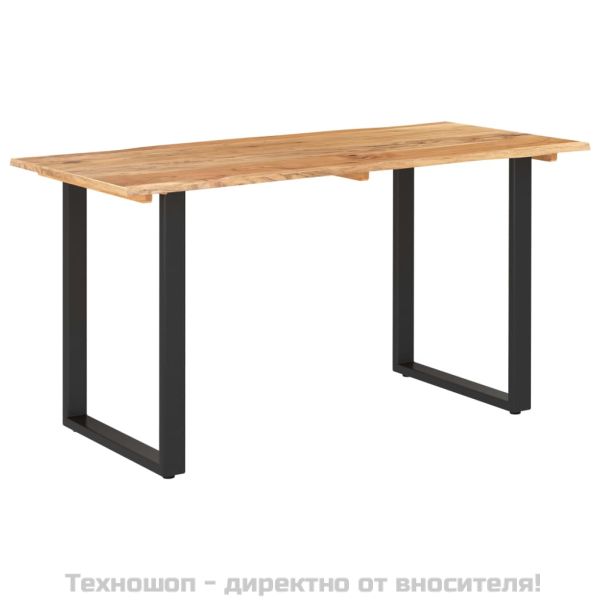 Трапезна маса, 140x70x76 см, акациево дърво масив
