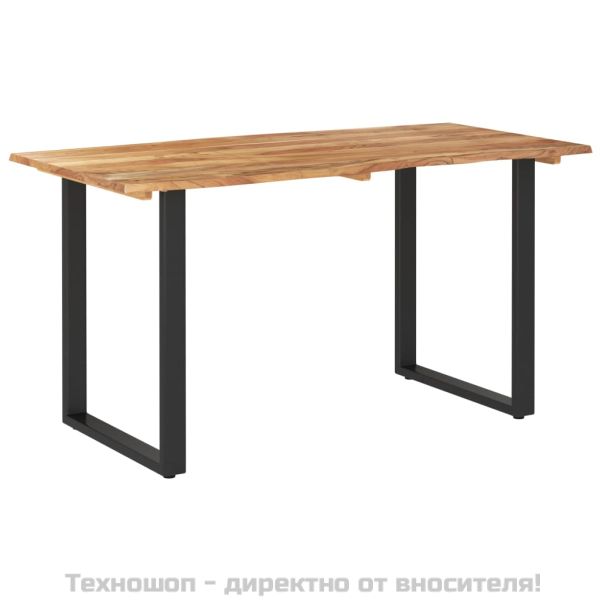 Трапезна маса, 140x70x76 см, акациево дърво масив