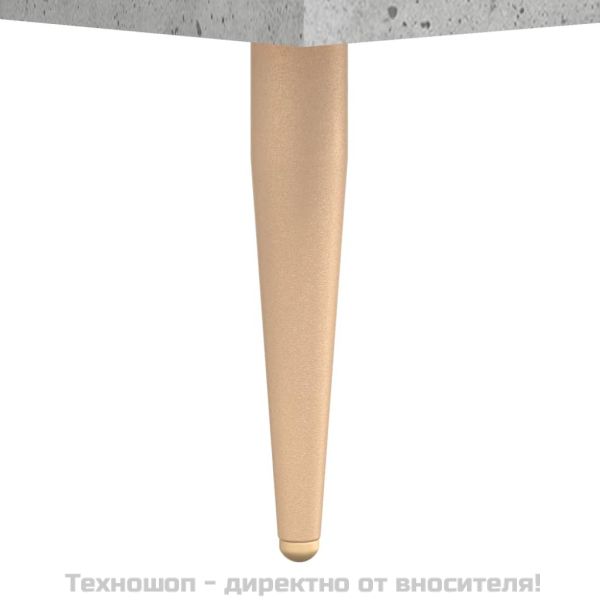 ТВ шкаф, бетонно сив, 80x36x50 см, инженерно дърво