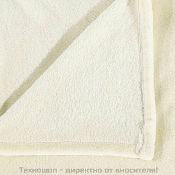Одеяло, кремаво, 150x200 см, полиестер