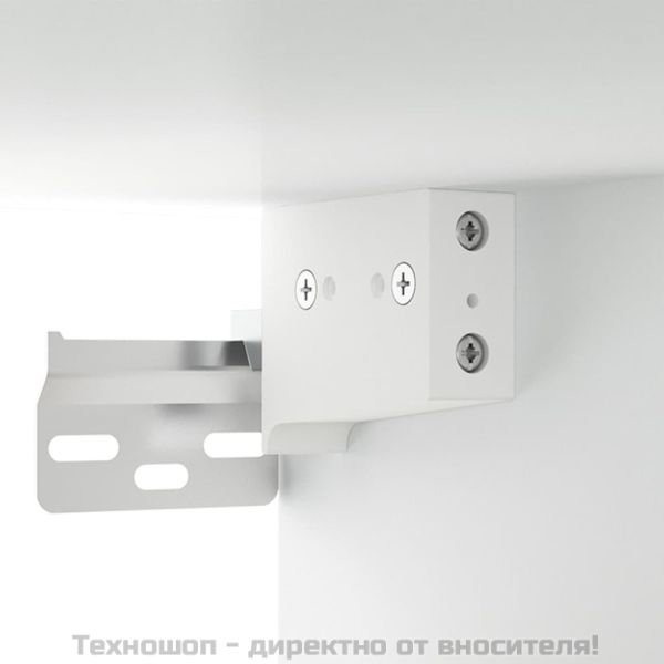 Нощни шкафчета за стенен монтаж, 2 бр, бели, 35x35x20 см