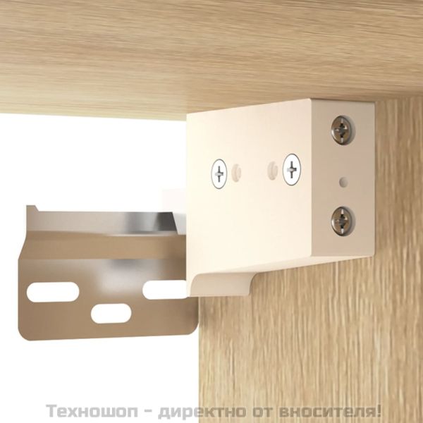 Нощно шкафче за стенен монтаж, сонома дъб, 35x35x20 см