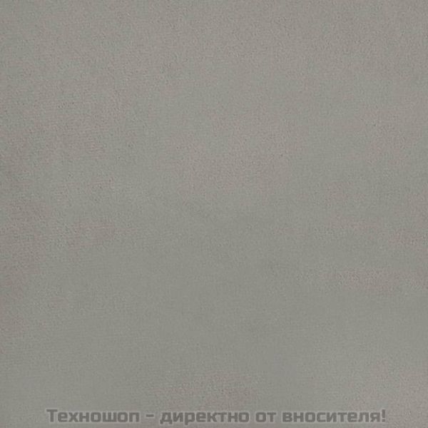Табла за легло, светло сива, 100x5x118/128 см, кадифе