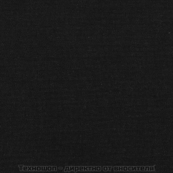 Табла за легло, черна, 200x5x118/128 см, плат