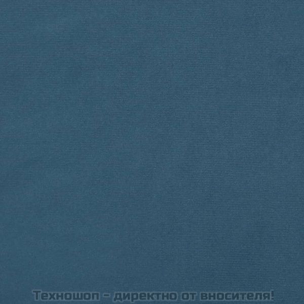 Табла за легло, тъмносиня, 100x5x118/128 см, кадифе