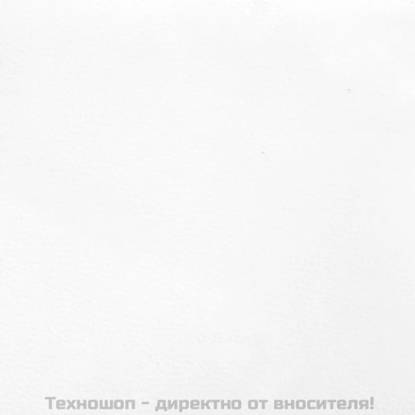 Табла за легло, бяла, 180x5x118/128 см, изкуствена кожа