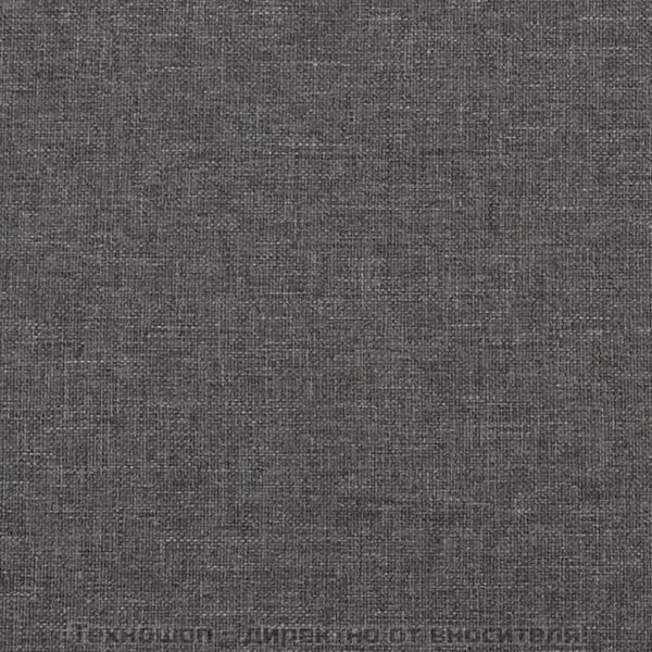 Табла за легло, тъмносива, 160x5x78/88 см, плат