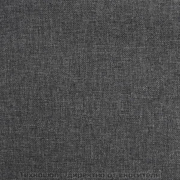 Бар табуретки, 2 бр, тъмносиви, текстил