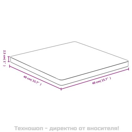 Плот за маса 40x40x2,5 см бамбук
