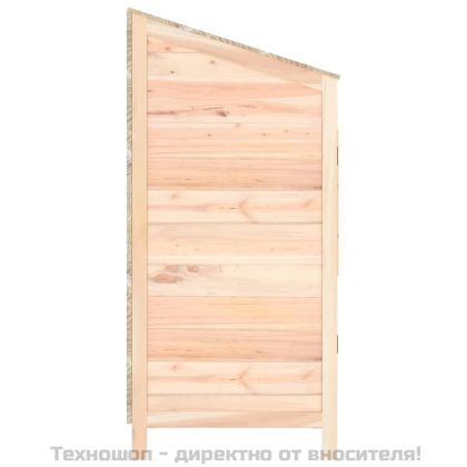 Градинска барака, 55x52x112 см, чамово дърво масив