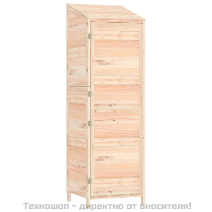 Градинска барака, 55x52x174,5 см, чамово дърво масив