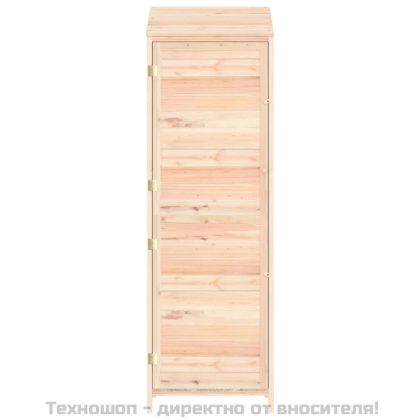 Градинска барака, 55x52x174,5 см, чамово дърво масив